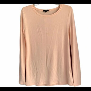 J Crew Long Sleeve Pullover Fleece Crew Top *NWT